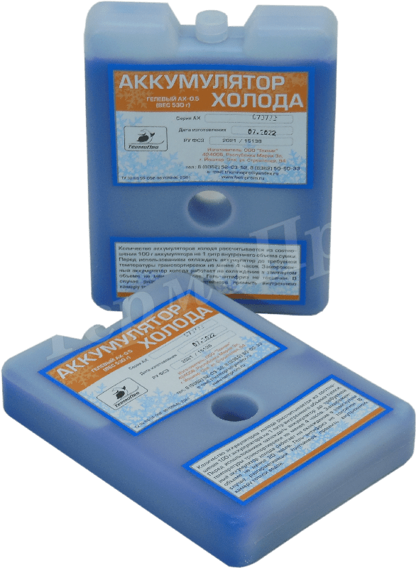 Аккумуляторы холода для термосумок